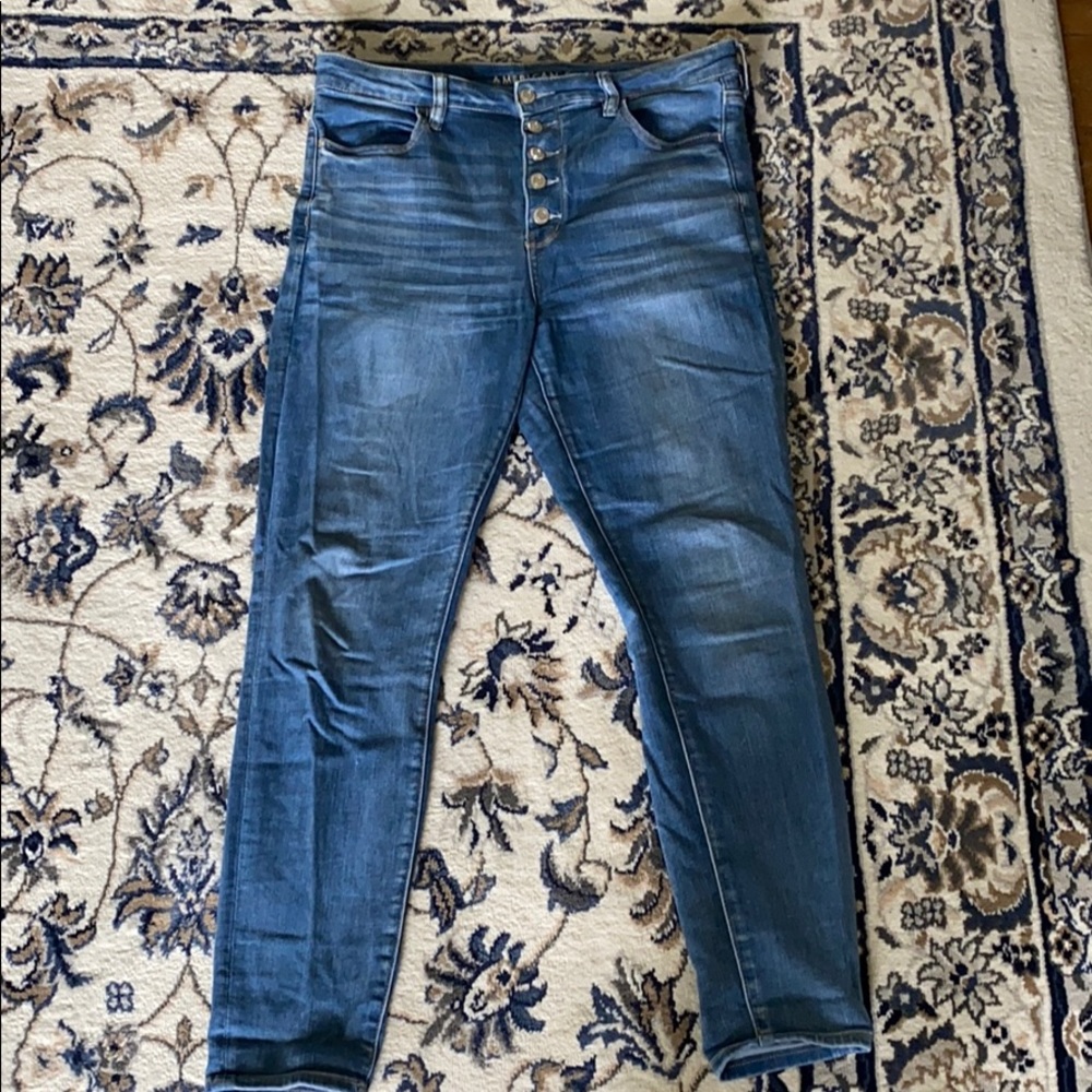 AW Super Hi-Rise Jegging size 14, button front